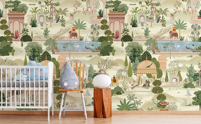 Beige Wallpaper & Wall Murals for Home Decor