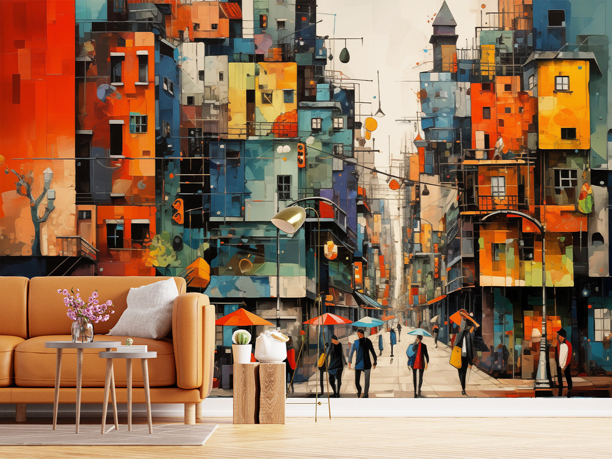 Cityspace Modern Wallpaper Mural