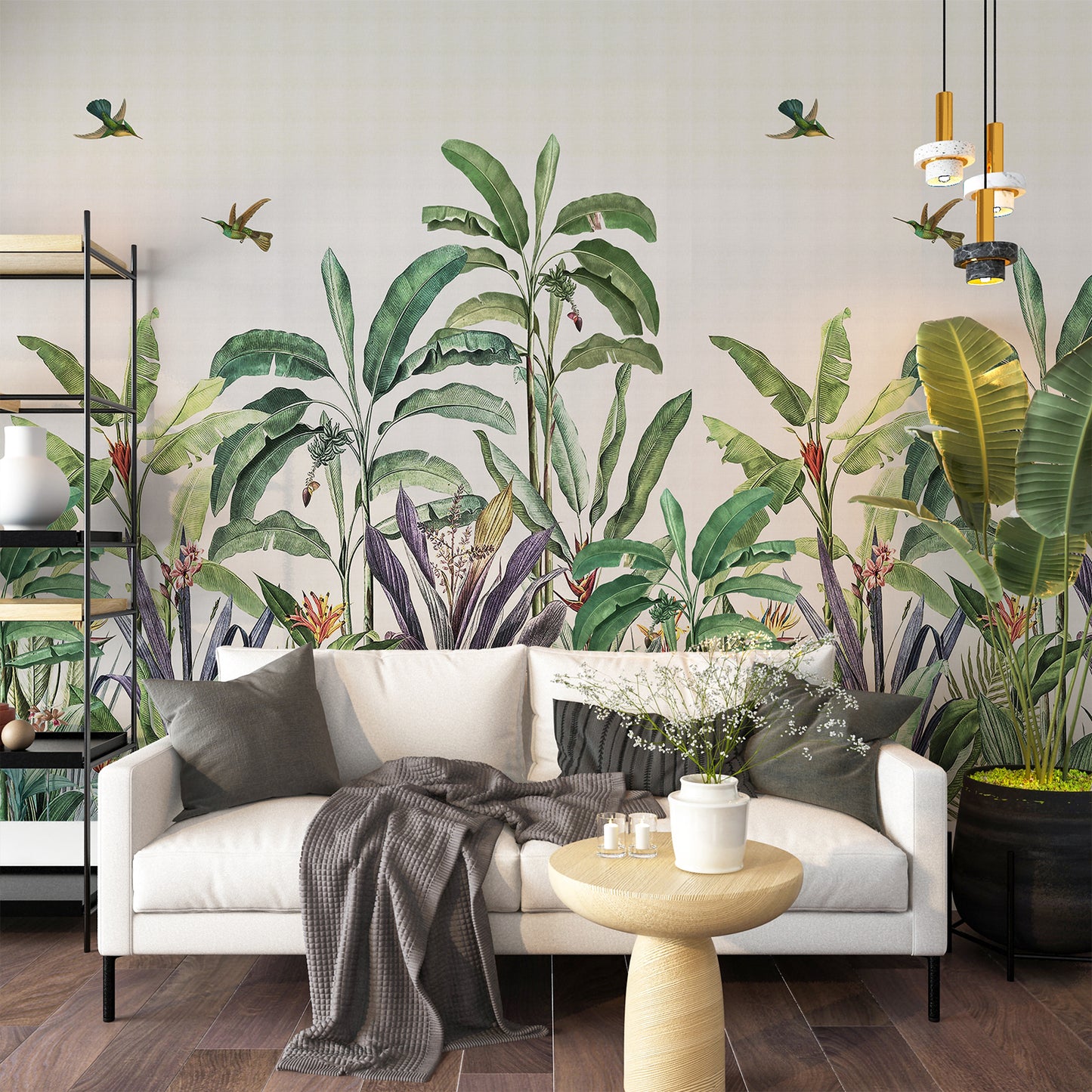 Forest After the Summer Rains Wallpaper Mural