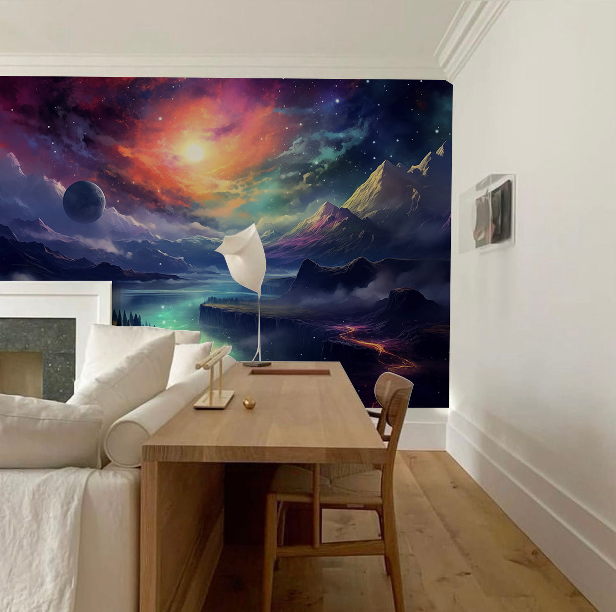 Special link-Shipping of Space & Galaxy Dream Mural Peel & Stick Wallpaper