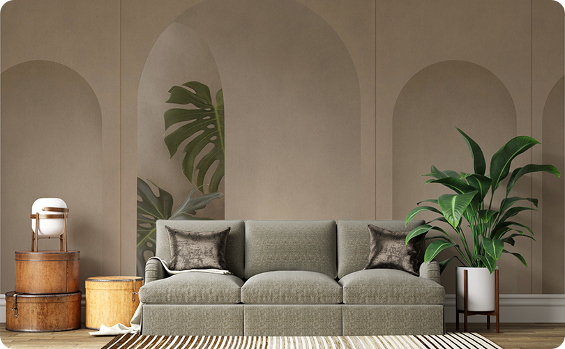 Wall Panel Shade Wallpaper Mural