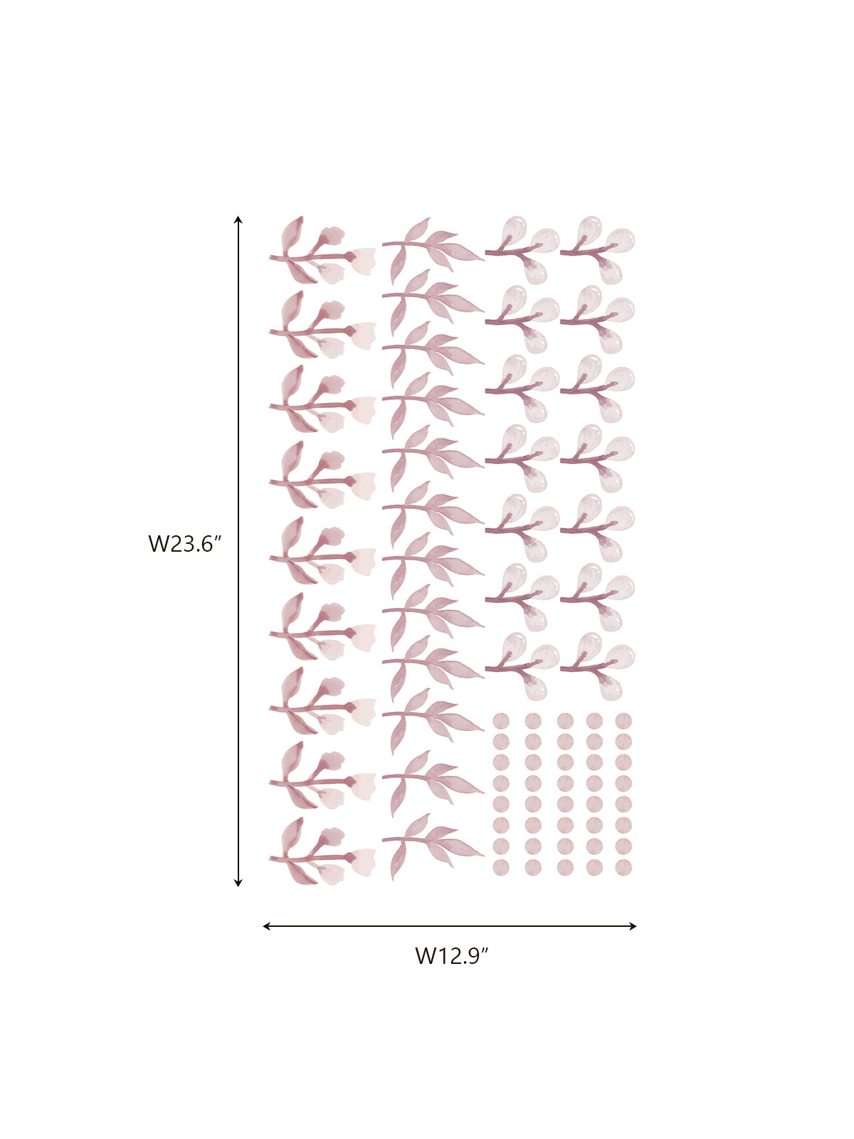 Pastel Canvas Bunny Nursery Peel and Stick Wall Decal Set | ZeekoHome