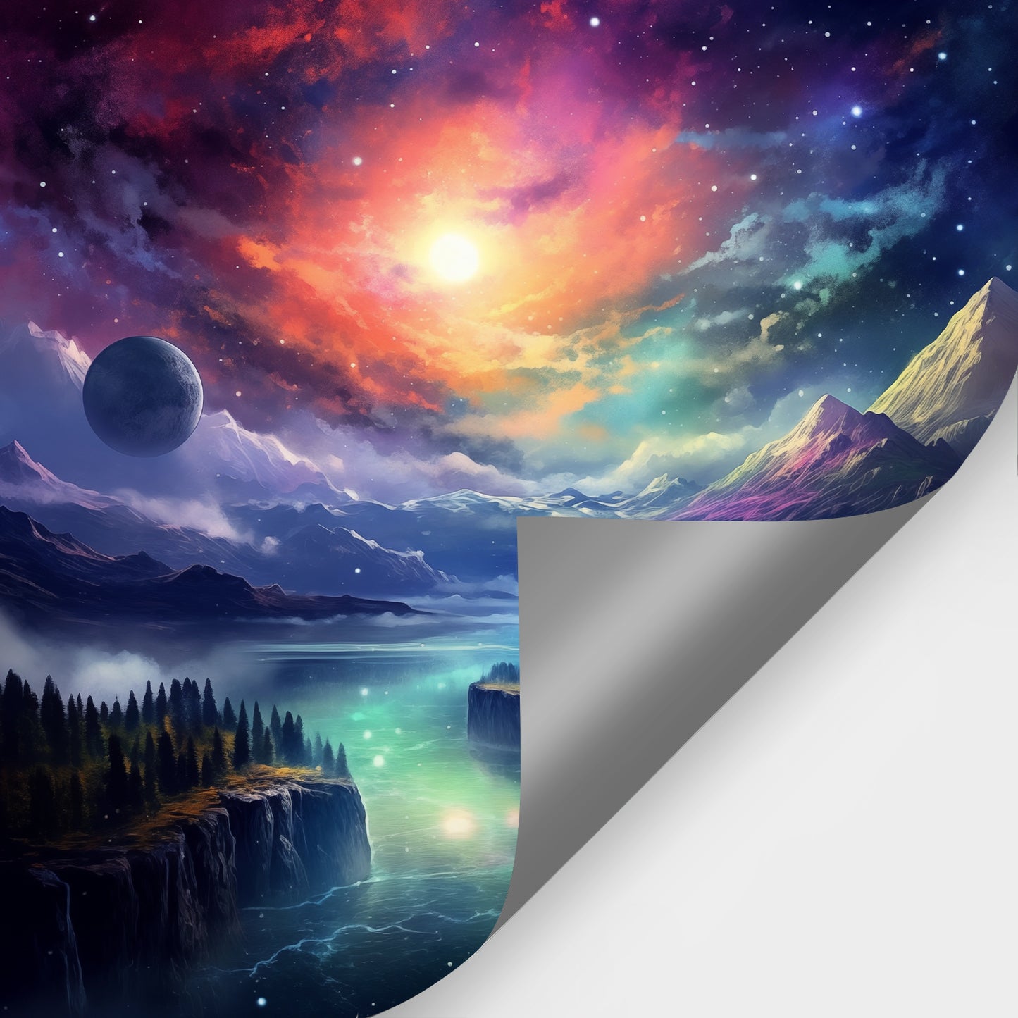 太空与银河梦幻壁纸壁画