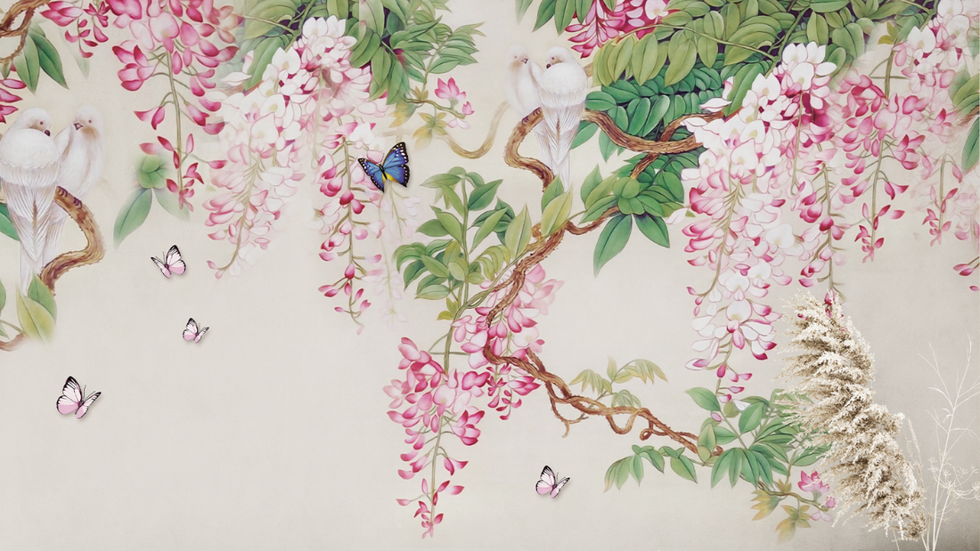 Line terms mural design source of inspiration