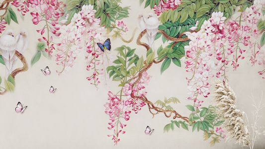 Line terms mural design source of inspiration
