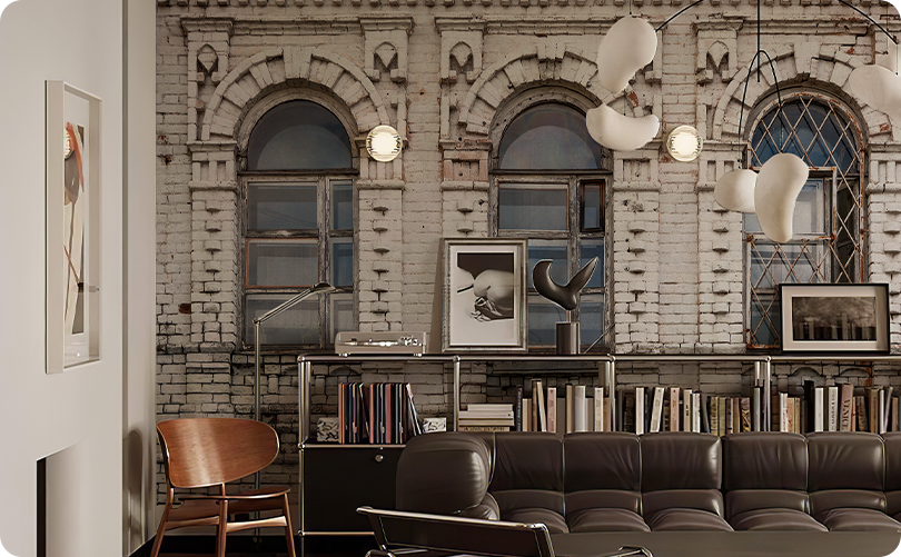 Affordable Wall Murals for Renters That Look Built-In (and Peel Right Off!)
