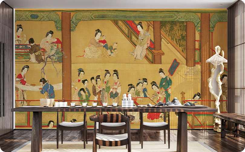 Transforming Spaces with Chinese-Inspired Murals: A Home Stager’s Secret to Timeless Elegance