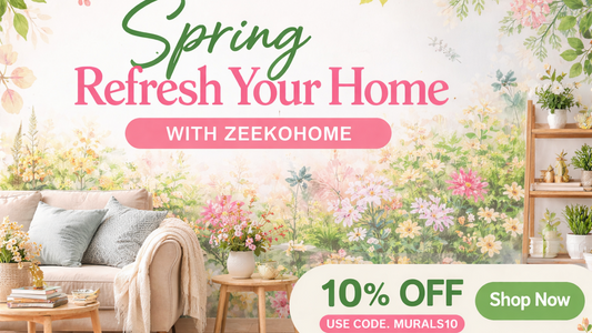 Spring Promotion: Revitalize Your Home with ZEEKOHOME’s Stunning Wall Murals
