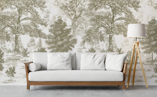Nature & Landscape Wallpaper Murals: Forest, Tree and Mountain Scenes by Room