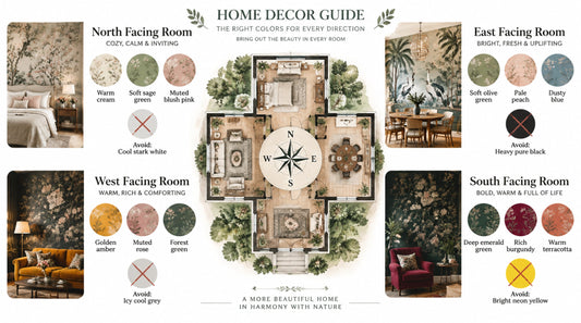 Which Mural Colors Work Best in a North-Facing Room? (A Color-by-Light Guide)