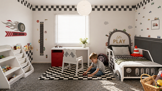 Playroom Wall Murals That Actually Work: Zoning, Storage Pairings & “Mess-Friendly” Materials