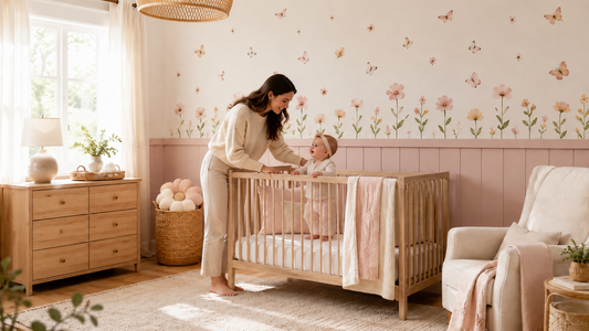 Wainscoting + Wallpaper Murals: Modern Kids Rooms & Living Rooms That Look Built-In