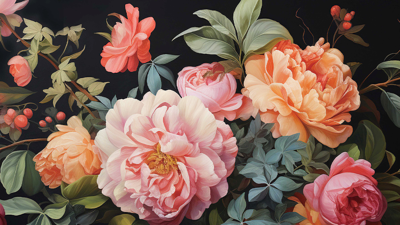 Floral Wall Murals – Custom Flower Wall Murals for Living Room & Bedroom
