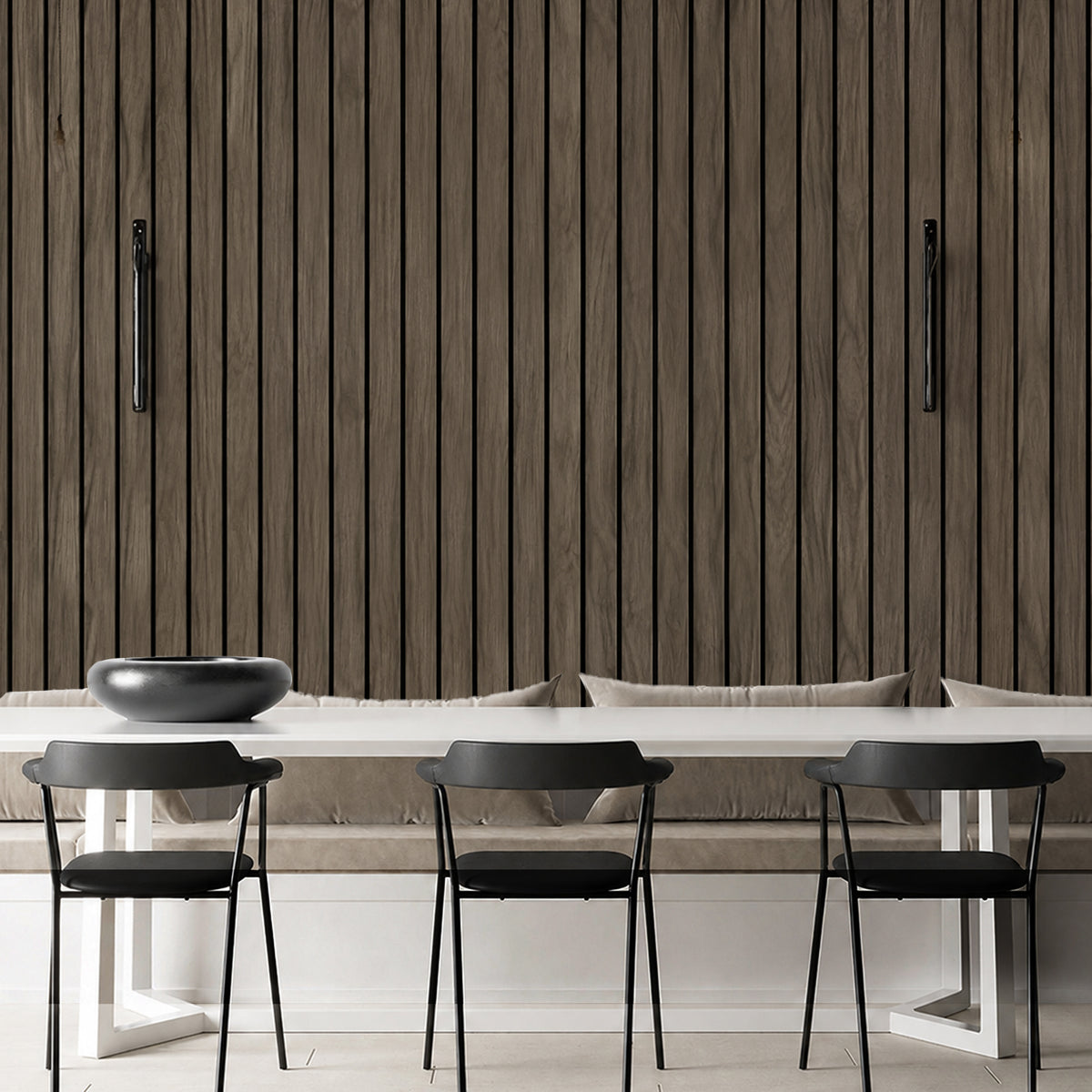 3D Foam Wood Slat Peel and Stick Wallpaper