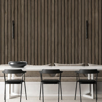 3D Foam Wood Slat Peel and Stick Wallpaper