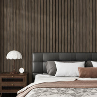3D Foam Wood Slat Peel and Stick Wallpaper