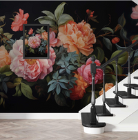 Fixed size：Floral Magnificent Years Wallpaper Mural