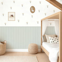 Sage Green Goose Nursery Peel and Stick Wall Decals | ZeekoHome