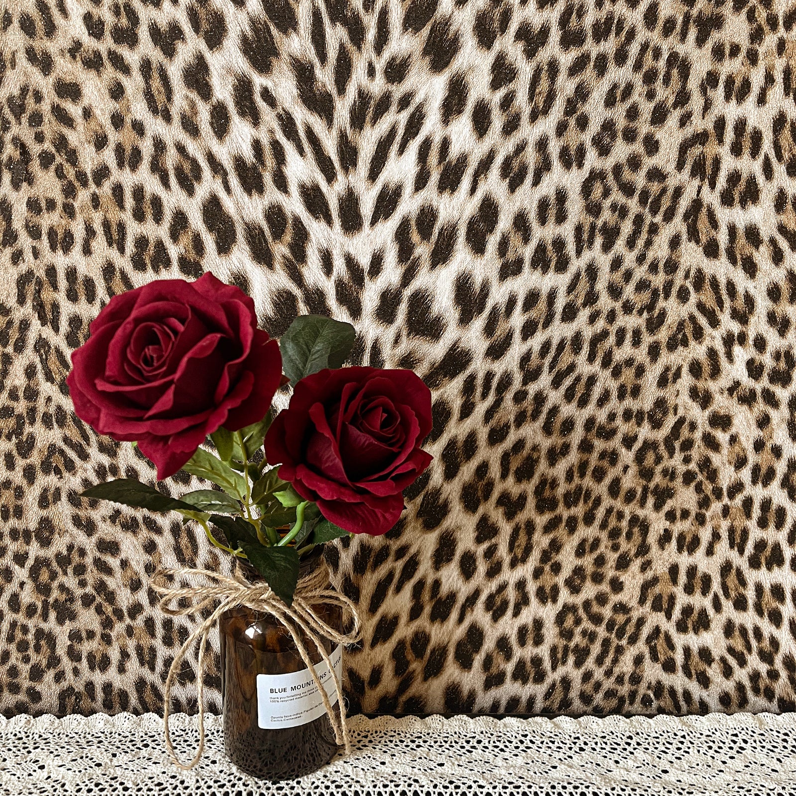 Special link - 3-roll leopard print style non-adhesive wallpaper
