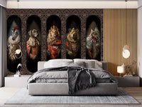 Animal King Wallpaper Mural – Luxury Custom Wall Mural for Living Room