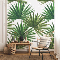 Leaves Green Wallpaper Mural