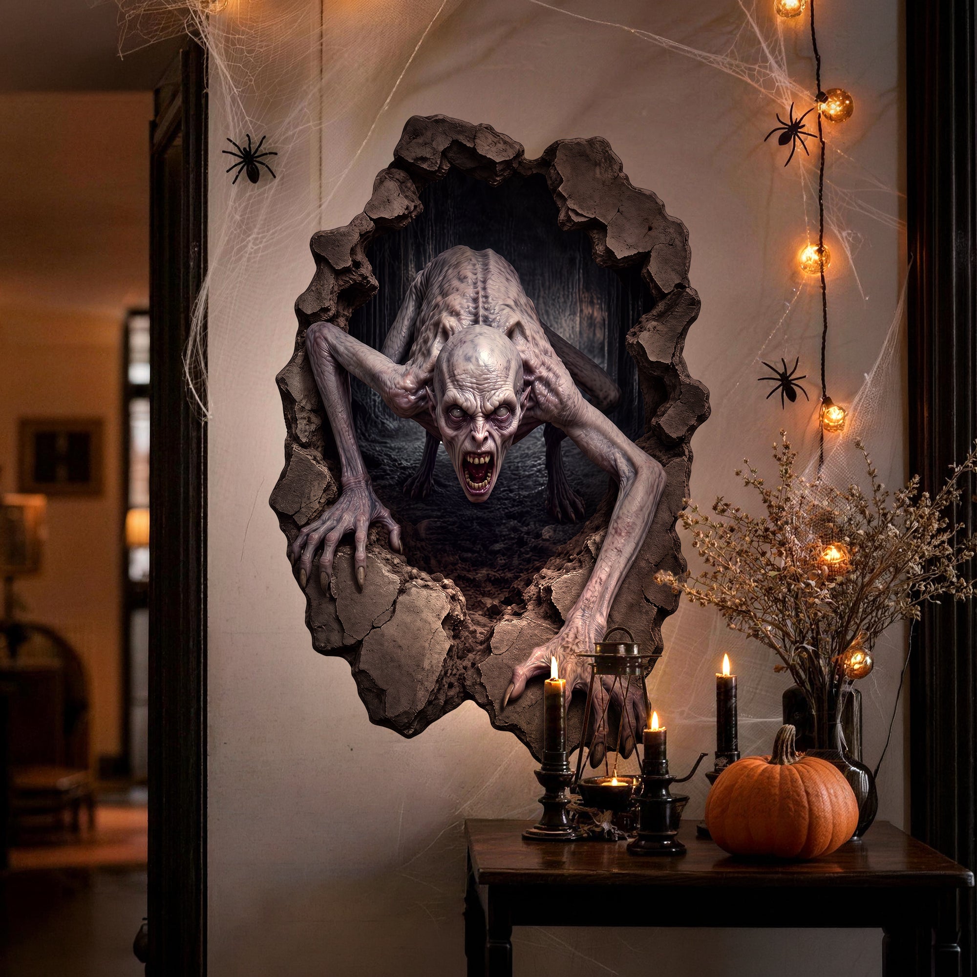 Halloween decorations Soul Crawler Peel and Stick Wall Decal