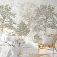 Special Link-Vintage Forest Mural Five Rolls (Replacement Shipment)