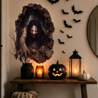 Halloween decorations Haunted Reach Peel and Stick Wall Decal