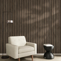 3D Foam Wood Slat Peel and Stick Wallpaper