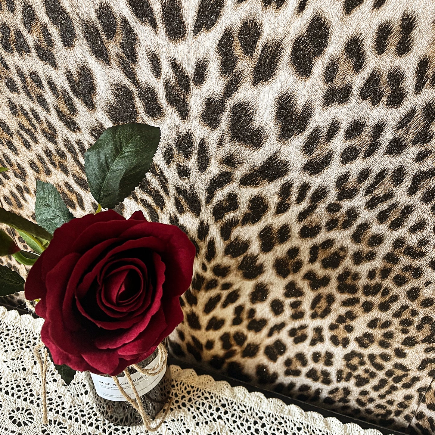 Special link - 3-roll leopard print style non-adhesive wallpaper