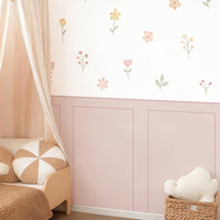 Pastel Floral Nursery Peel and Stick Wall Decals | ZeekoHome