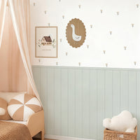 Sage Green Goose Nursery Peel and Stick Wall Decals | ZeekoHome
