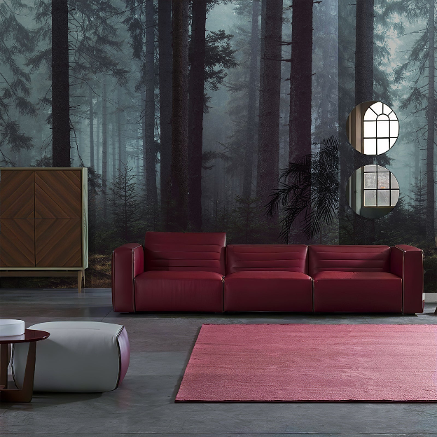 Fixed size：Forest Wind And Frost Wallpaper Mural