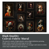 Animal Noble Wallpaper Mural – Vintage Custom Wall Art for Living Room