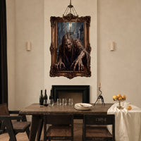 Halloween decorations Haunted Portrait Peel and Stick Wall Decal Wall Painting