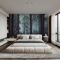 Fixed size：Forest Wind And Frost Wallpaper Mural