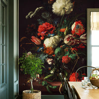Fixed size:Dark Floral Still Life Wall Mural
