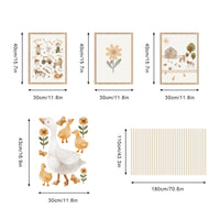 Farm Goose Nursery Peel and Stick Wall Decals | ZeekoHome