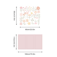 Pastel Floral Nursery Peel and Stick Wall Decals | ZeekoHome
