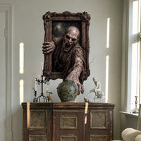 Halloween decorations Haunted Frame Peel and Stick Wall Decal Wall Painting