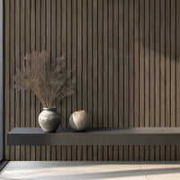 3D Foam Wood Slat Peel and Stick Wallpaper