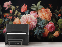Fixed size：Floral Magnificent Years Wallpaper Mural