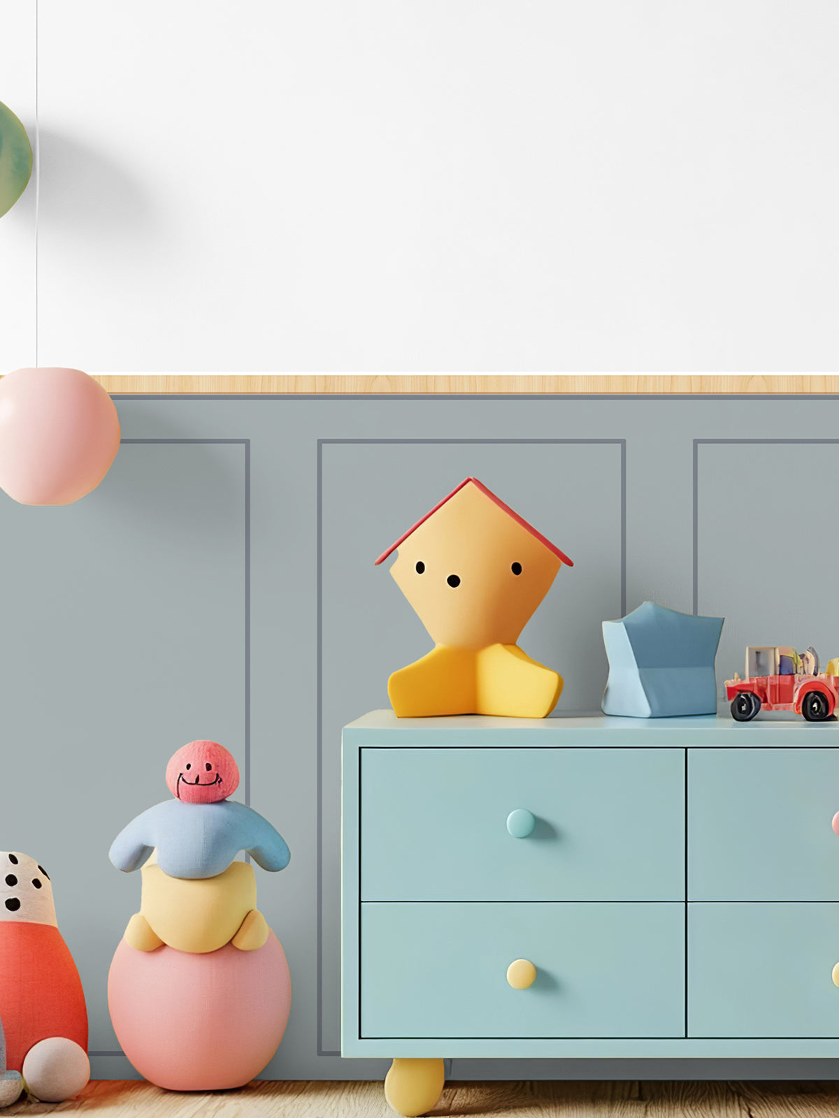 Dinosaur Adventure Wall Decals 4-Piece Set for Playful Room Décor