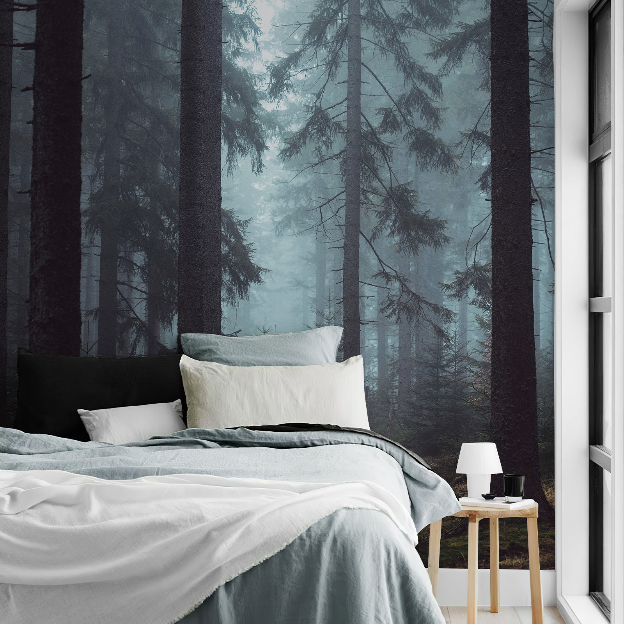 Fixed size：Forest Wind And Frost Wallpaper Mural