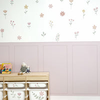 Pastel Floral Nursery Peel and Stick Wall Decals | ZeekoHome