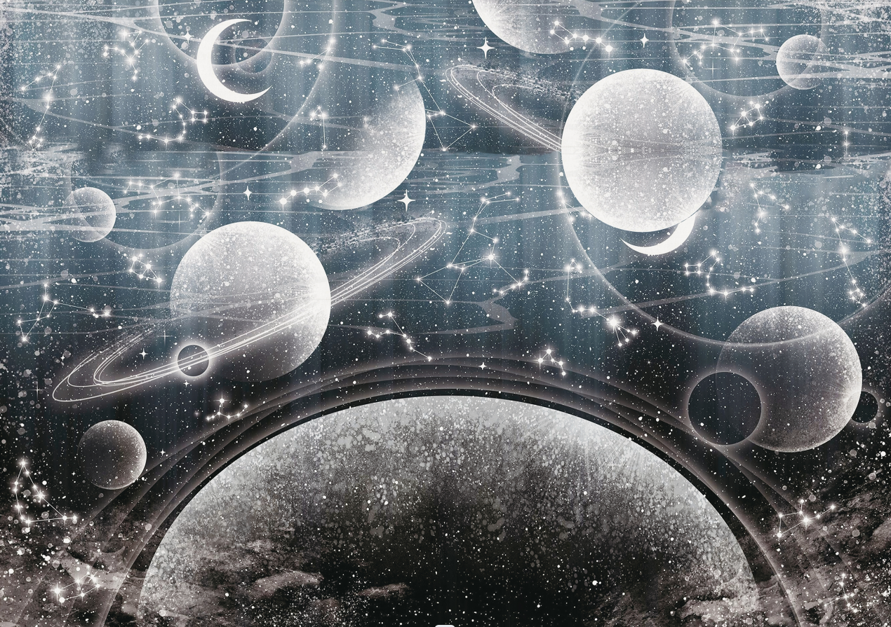 Space & Galaxy Horoscope Fantasy Wallpaper Mural