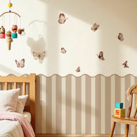 Whimsical Butterfly Wall Decals 4-Piece Set for Gentle Room Décor