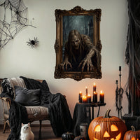 Halloween decorations Haunted Portrait Peel and Stick Wall Decal Wall Painting