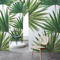 Leaves Green Wallpaper Mural