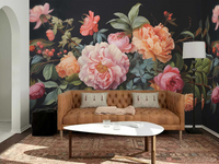 Fixed size：Floral Magnificent Years Wallpaper Mural